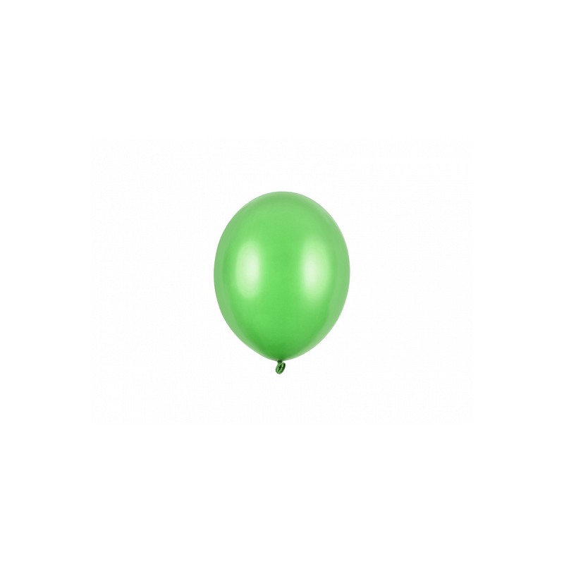 SB5M-102J Party Deco Eko mini metalické balóny - 12cm, 10ks Zelená