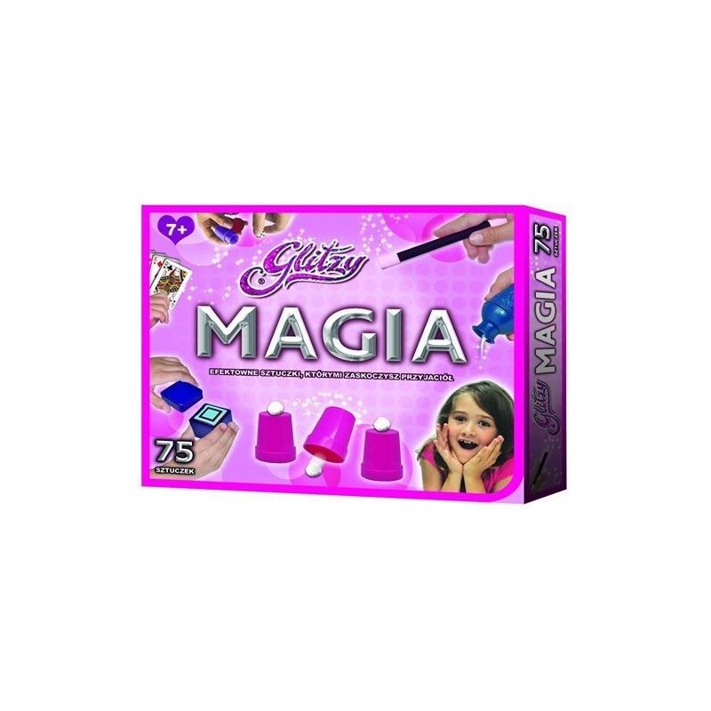 058000 Dievčenský kúzelnícky set - Glitzy Magia - 75 trikov 