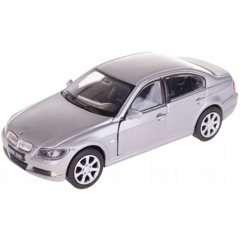 008805 Kovový model auta - Nex 1:34 - BMW 330i Stříbrná