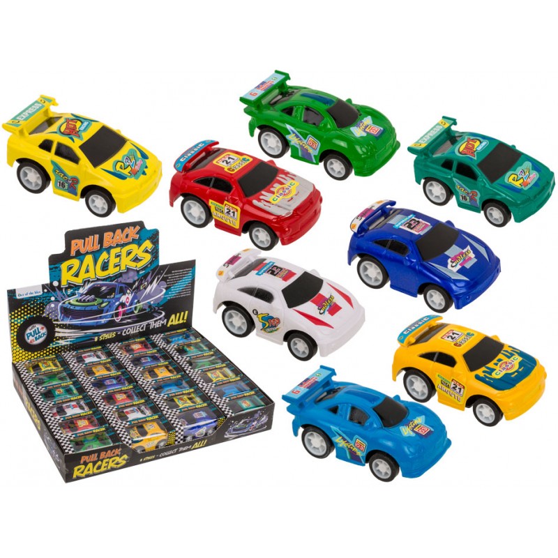 475919 Mini závodné autíčko pre deti - Pull Back 5,5x4 cm Svetlo modrá