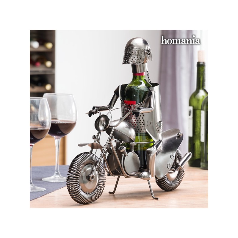 71-3144 DR Kovový stojan na víno Motorkář Homania 