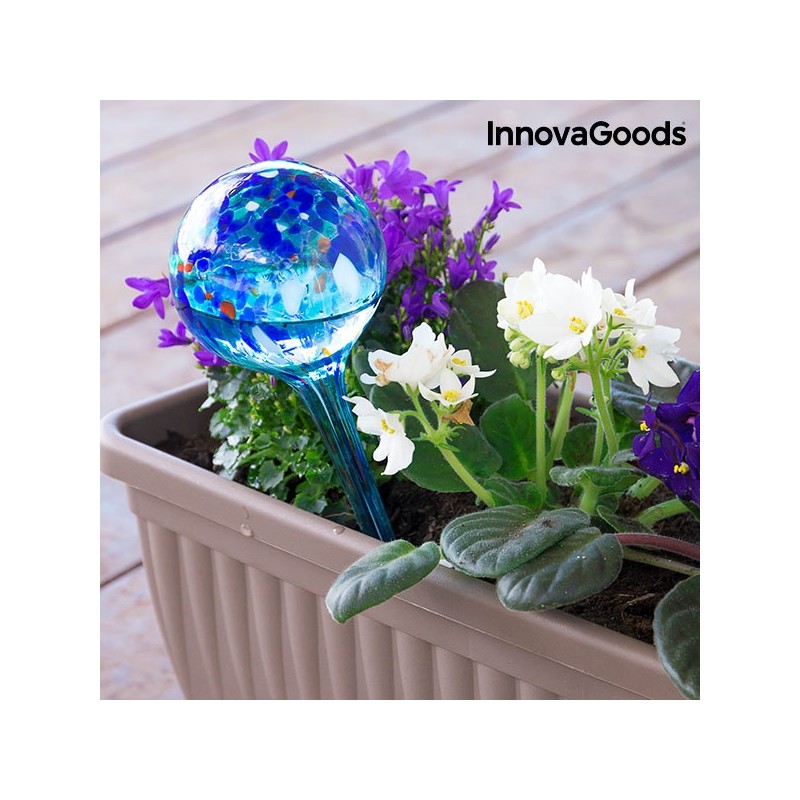 V0103017 InnovaGoods Dekorácia a samočinný zavlažovač kvetov InnovaGoods - 2 ks