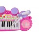 Klavír pre deti s mikrofónom a taburetkou