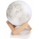 Stolná lampa mesiac 3D