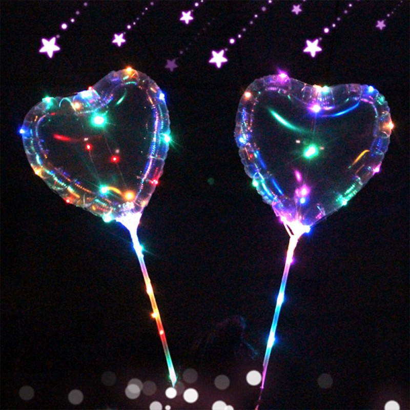 Levně EPY605S DR LED svítící balón srdíčko