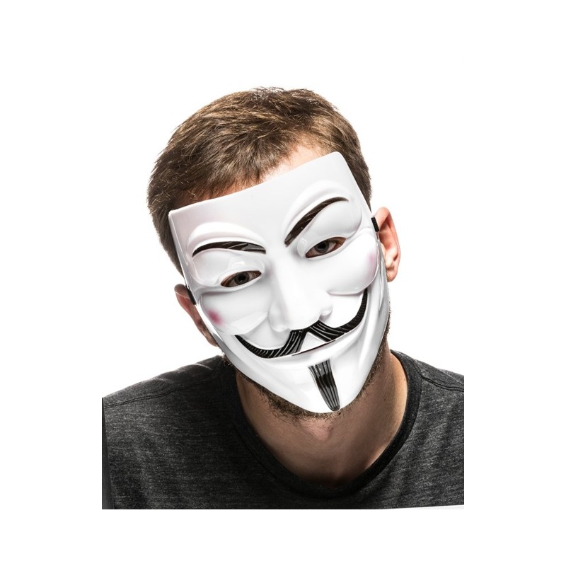 E-shop 042027 DR Maska Anonymus Vendeta - Biela