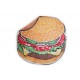 Okrúhla plážová podložka Hamburger 135cm