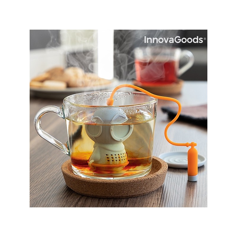 V0101226 InnovaGoods Silikónové čajové sitko - potápač
