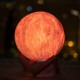 Stolná lampa 3D mesiac 15cm - 16 farieb