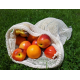 Sieťový sáčok z biobavlny na ovocie a zeleninu - 30 cm x 45 cm
