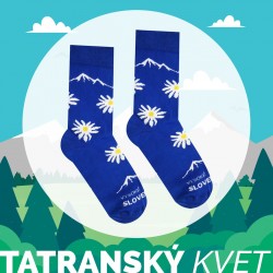 Veselé ponožky HESTY Vysoké Tatry – Tatranský kvet