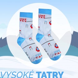 Veselé ponožky HESTY Vysoké Tatry – Lanovka