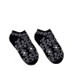 Veselé ponožky HESTY - Čičmany členkové čierne