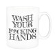 Keramický hrnček / "Wash your f * cking hands"