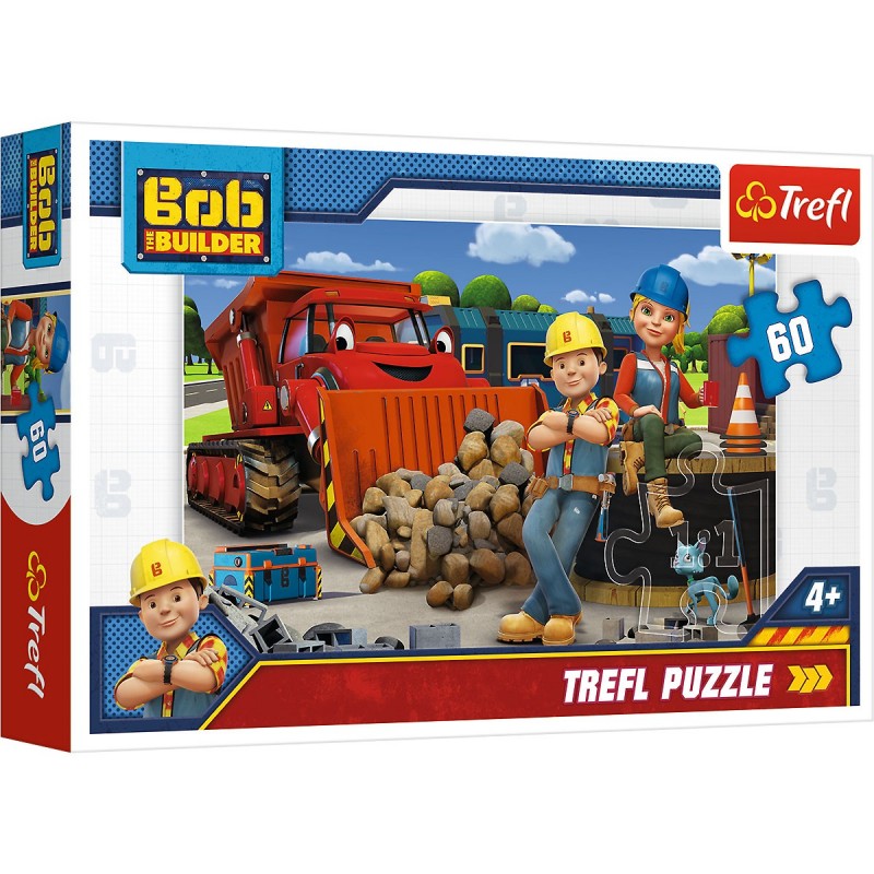 Levně 17300 TREFL Puzzle - Stavitel Bob 60 dílků