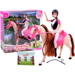 Bábika - Jazdkyňa s koníkom