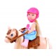 ANLILY Bábika - malá jazdkyňa na koni