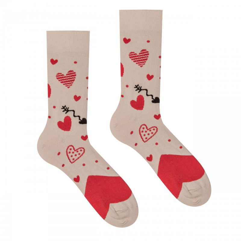 E-shop HESTY Veselé ponožky HESTY - Láska 43-46