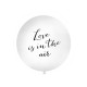 Balón - Love is in the air, biely - 100cm