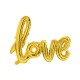 Fóliový balón - Love, Zlatý 73x59cm