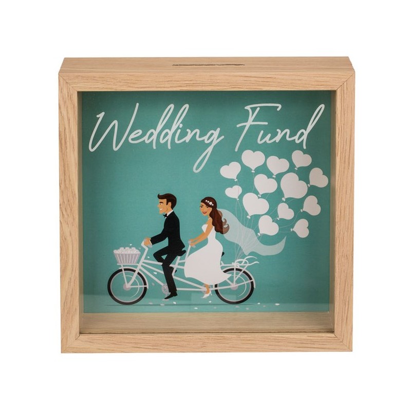 E-shop 144356 Drevená pokladnička - Wedding Fund