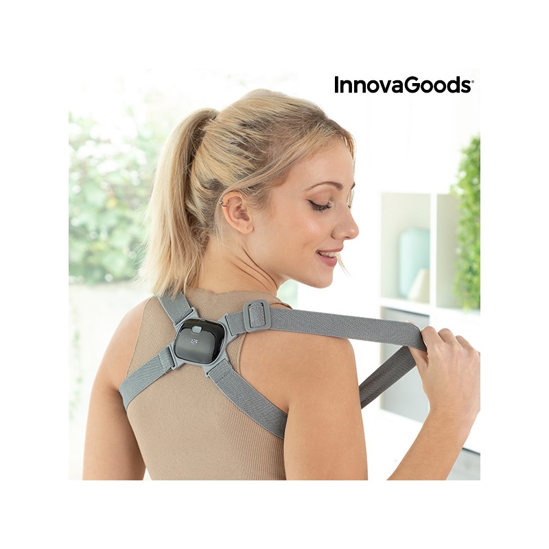 V0103254 InnovaGoods Inteligentný nabíjateľný tréningový pás na správne držanie tela s vibráciami INNOVAGOODS