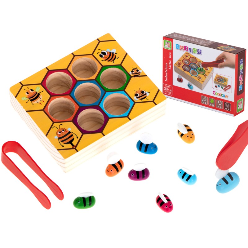 Levně 6519 DR Montessori - vzdělávací hra - včely, včelky, včeličky