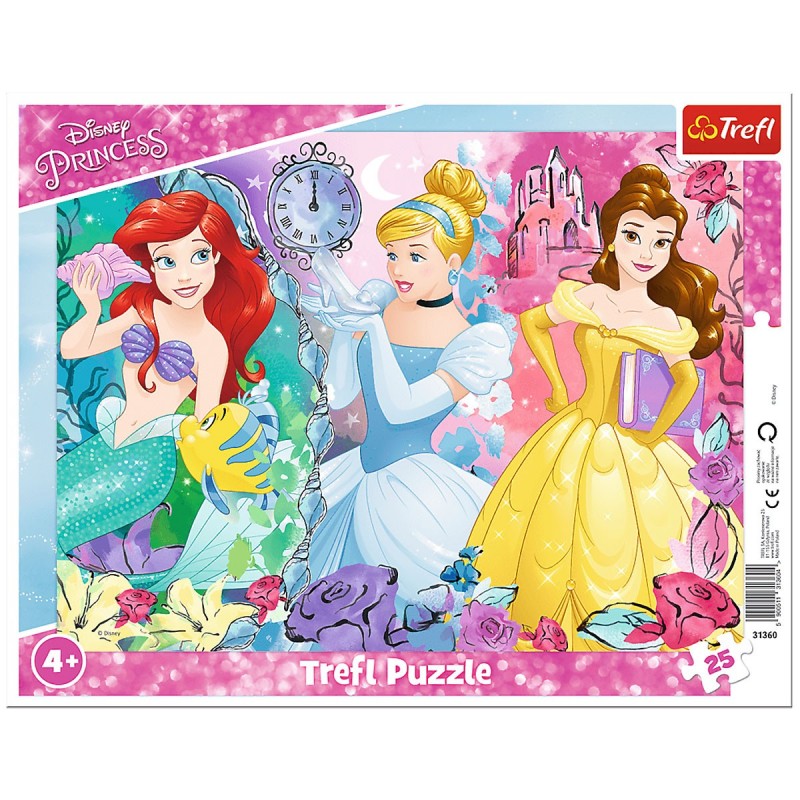 31360 TREFL Puzzle - Disney princezny 25 dílků