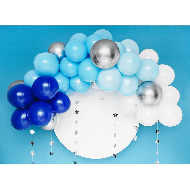 GBN4 Party Deco Kompletní balónová výzdoba - Modrá, 200cm, 61ks 
