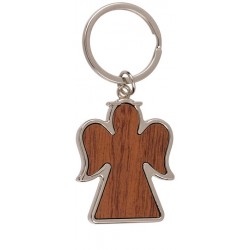 Kľúčenka s dreveným anjelikom