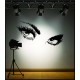 Dekoratívne nálepky na stenu - oči Audrey Hepburn