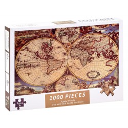 Puzzle starodávna MAPA SVETA 1000 dielikov