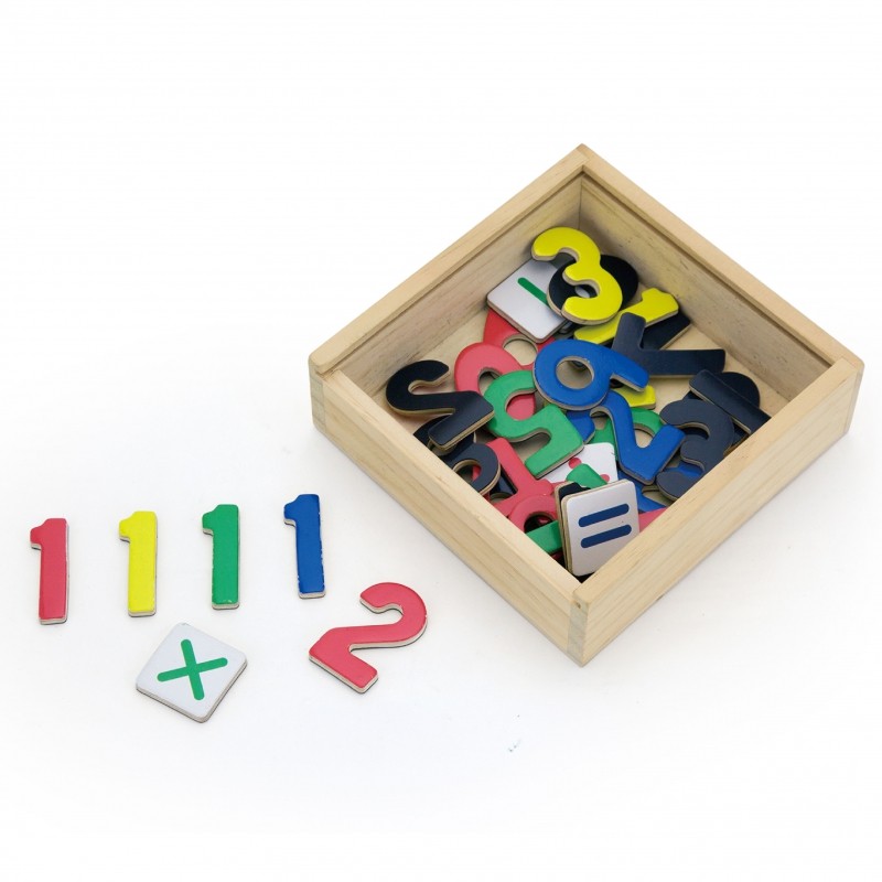 E-shop 50325 Sada drevených magnetiek - učíme sa matematiku