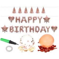 Narodeninová zostava balónov - Happy Birthday 44ks