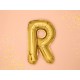 Fóliový balón - zlatý - písmená, 35 cm
