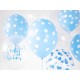 Číre balóny so srdiečkami - Crystal Clear - 30cm, 6ks