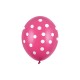 Balón - Bodkovaný - pastelový, 30cm (6ks)