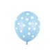 Balón - Bodkovaný - pastelový, 30cm (6ks)