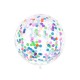 Balón s farebnými konfetami 1m