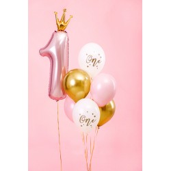 Set balónov - One - chlapček a dievčatko, 30cm (6ks)