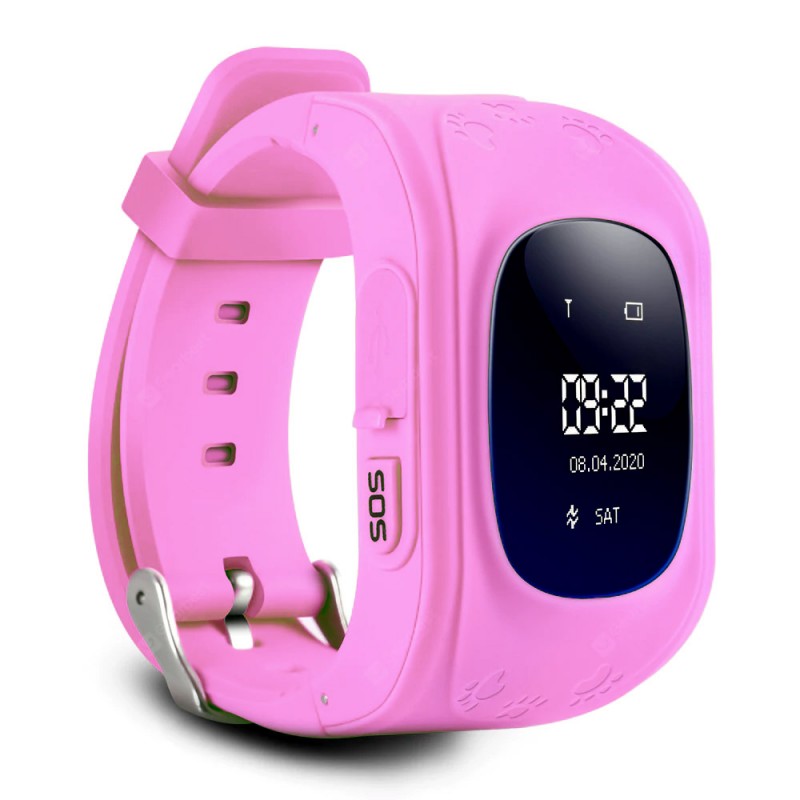 04090 GPS hodinky - Child tracker V2 Ružová
