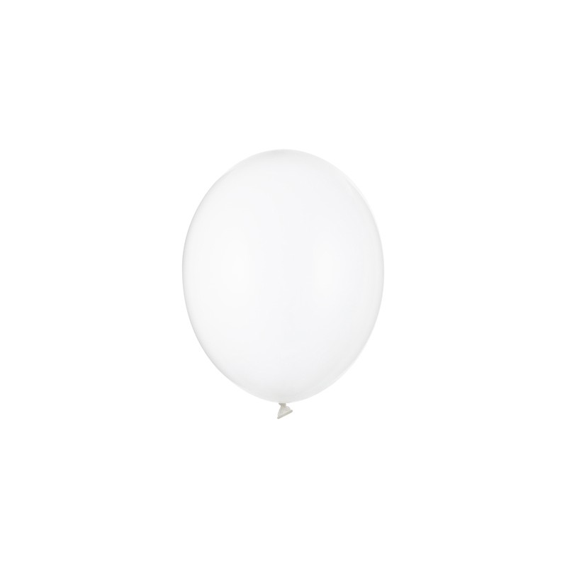 Levně SB5C-099 Party Deco Eko mini pastelové balóny - 12cm, 10ks Průhledná