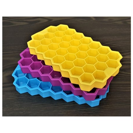 Šesťhranná silikónová forma na ľad - Včelí plast