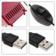 Retro USB chladnička červená