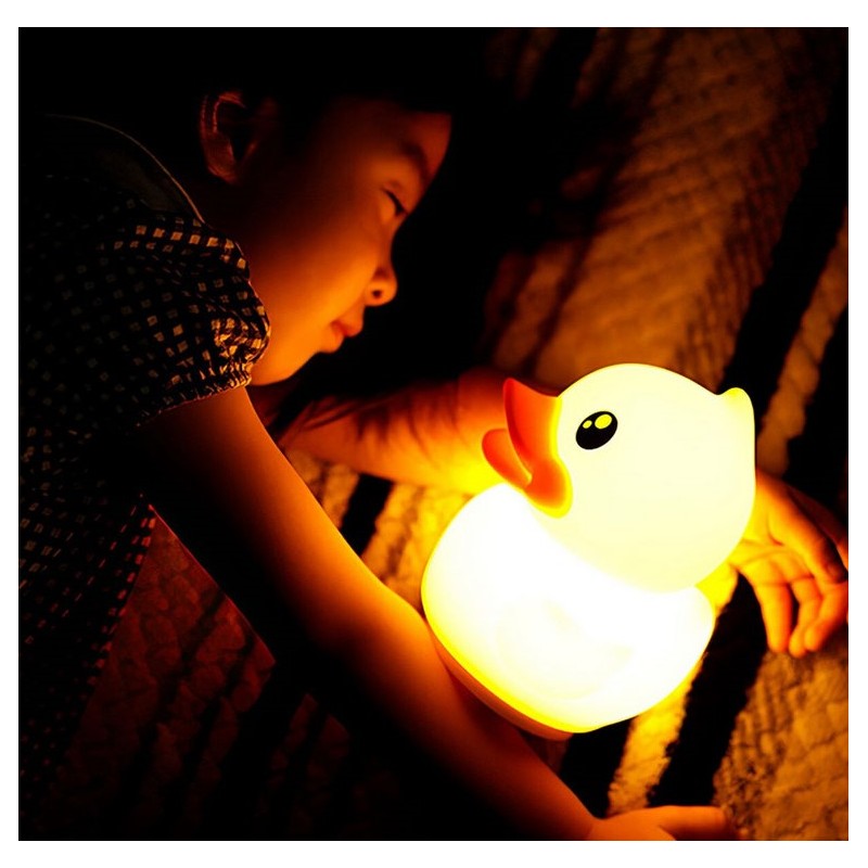24080 DR Dětská LED noční lampička na baterky - Kačenka