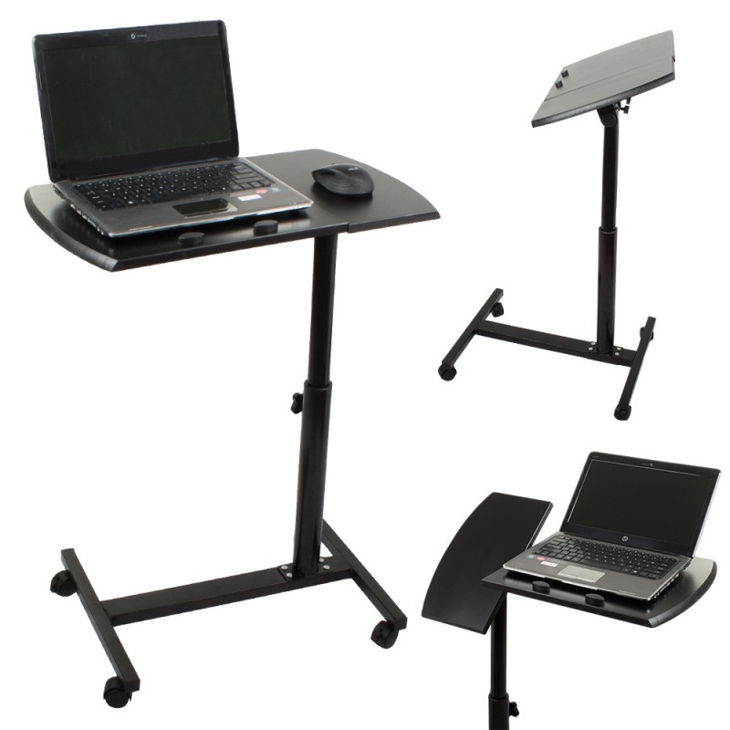 06203 DR Nastavitelný stolek na notebook s kolečky