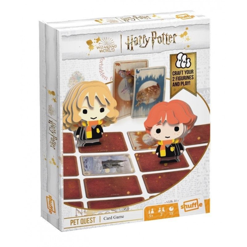 860164 Cartamundi Kartová hra Harry Potter - Pet Quest - Hermiona a Ron
