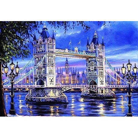 5D Diamantová mozaika - Tower Bridge