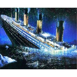 5D Diamantová mozaika - Titanic