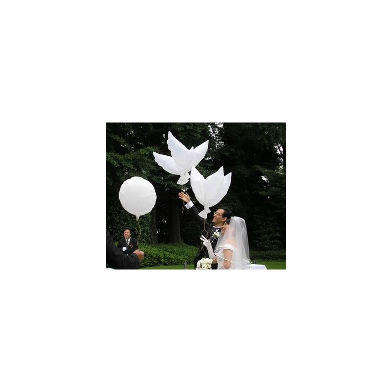 460398 DR Fóliový balón - Lietajúca holubička 101x61cm 